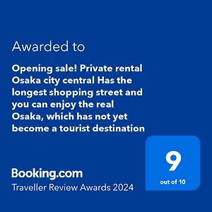 #803 Opening Sale! Private Has The Longest Shopping Street And Enjoy The Real Osaka, Which Has Not Yet Become A Tourist Destination アパート